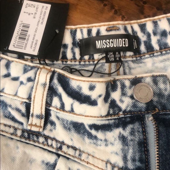 Misguided denim washed mom shorts - Picture 5 of 6